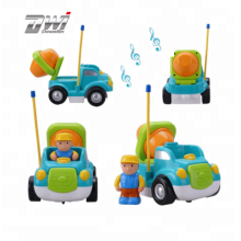 DWI Dowellin RC Cartoon Truck Plastic Toy Cars Small for Kids